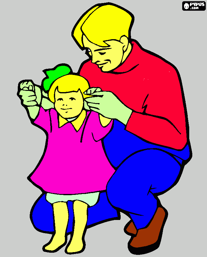 Dai do Pai para colorir e imprimir
