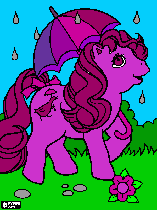 dança na chuva para colorir e imprimir