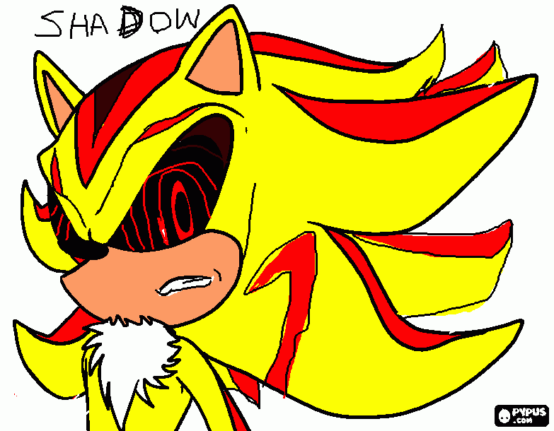 dark Super Shadow para colorir e imprimir