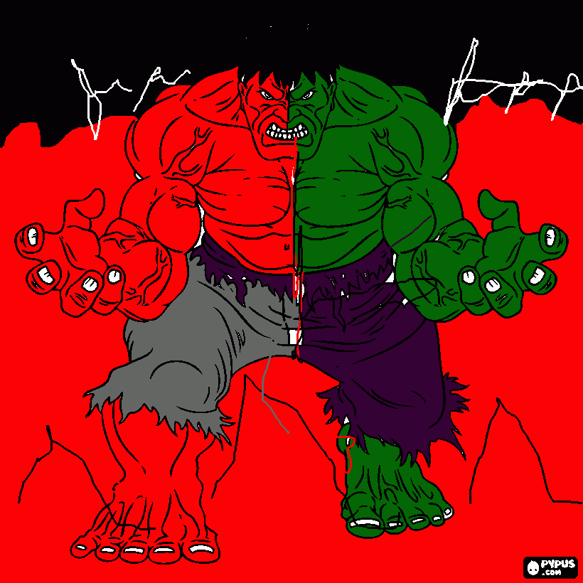 davi hulk 2 para colorir e imprimir