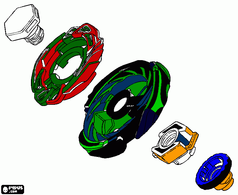 demonio pegasus para colorir e imprimir