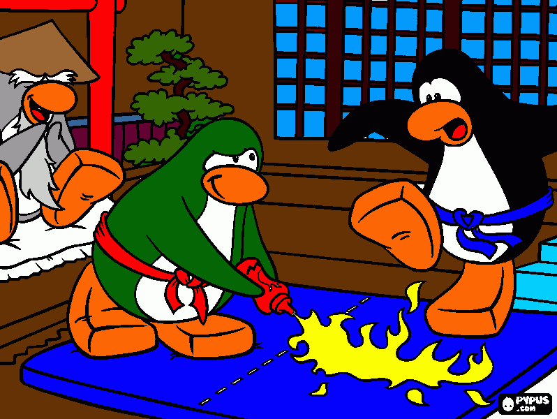 Desafio Ninja para colorir e imprimir