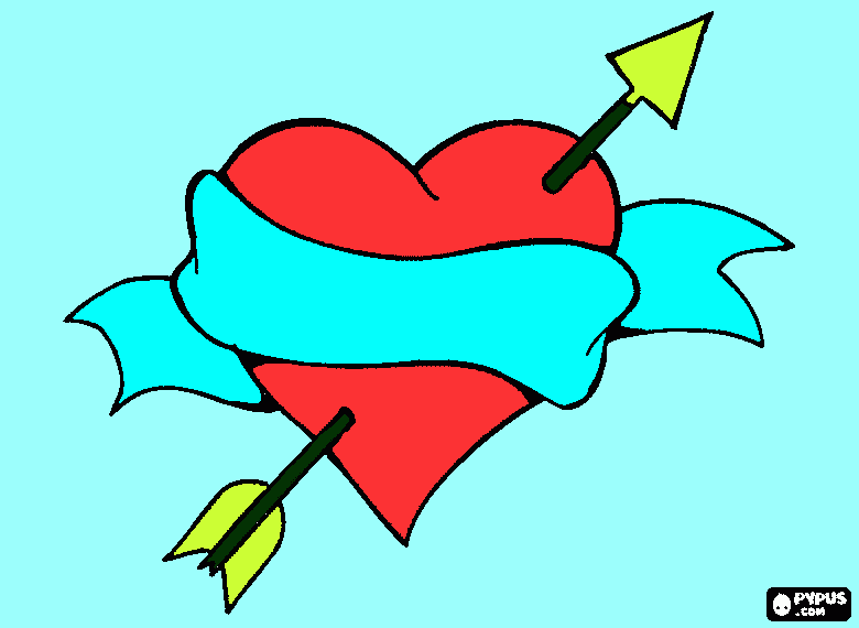 desanhos para colurir do dia de sao valinti para colorir e imprimir