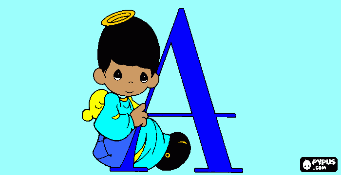 desenh de anjo para colorir e imprimir