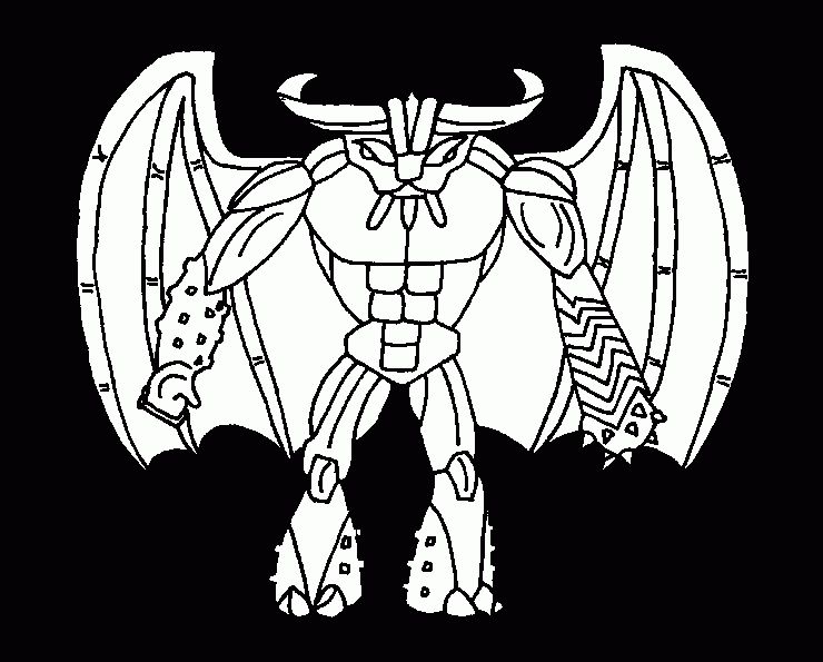 Desenho    da  escuridão para colorir e imprimir