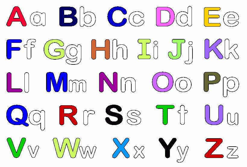 desenho abc para colorir e imprimir