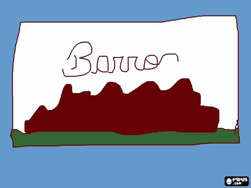 Desenho barro para colorir e imprimir