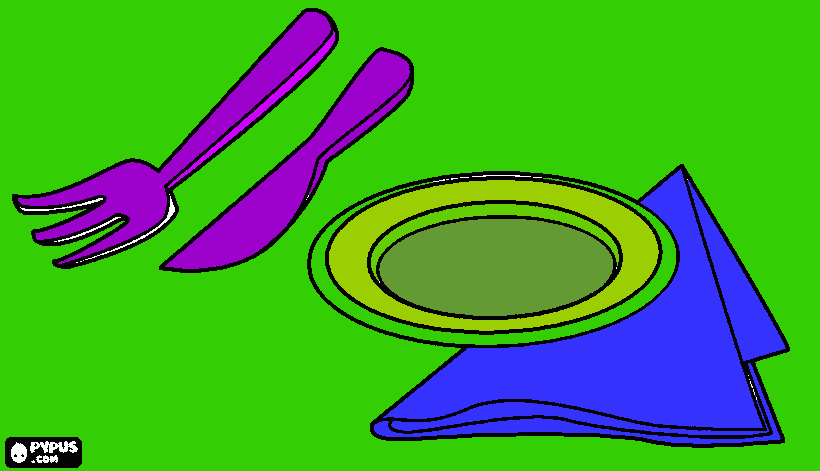 desenho cardapio para colorir e imprimir