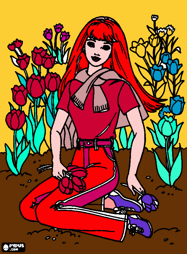 desenho da babie para colorir e imprimir