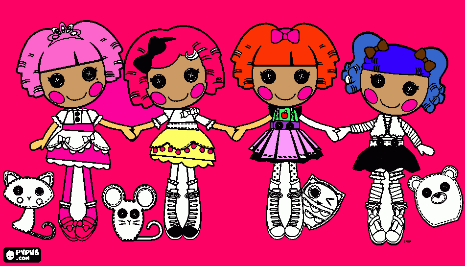 desenho da Lu para colorir e imprimir