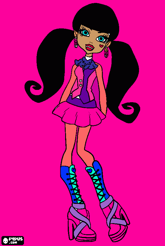 desenho da mosterrai para colorir e imprimir