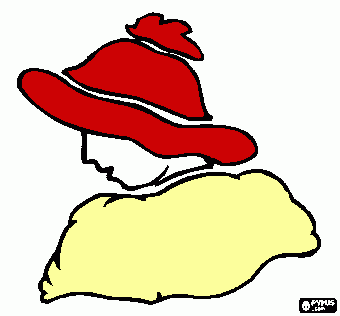 desenho da mulher para colorir e imprimir