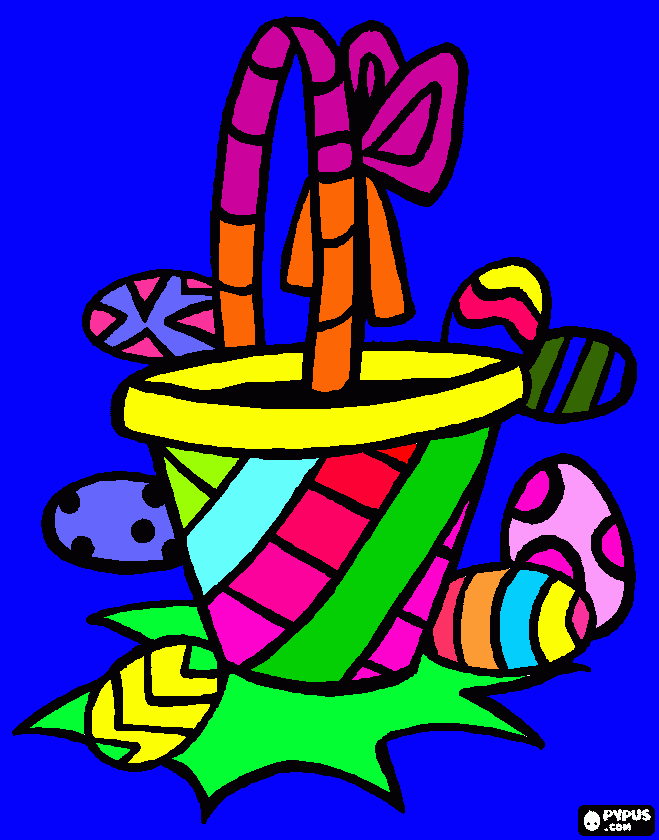 desenho da pascua para colorir e imprimir