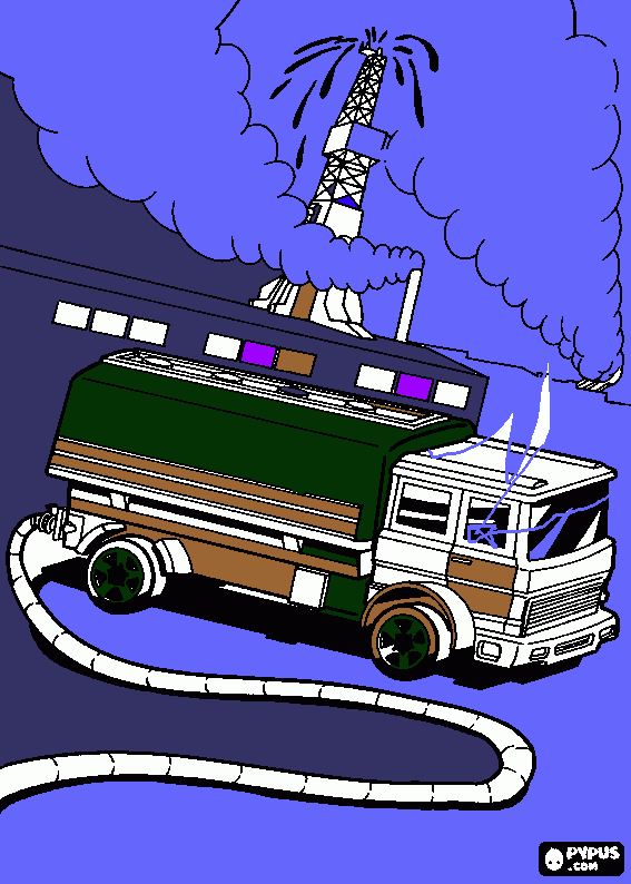 desenho de caminhao do rafa para colorir e imprimir