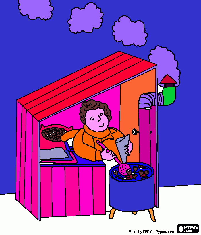 desenho de castanhas para colorir e imprimir