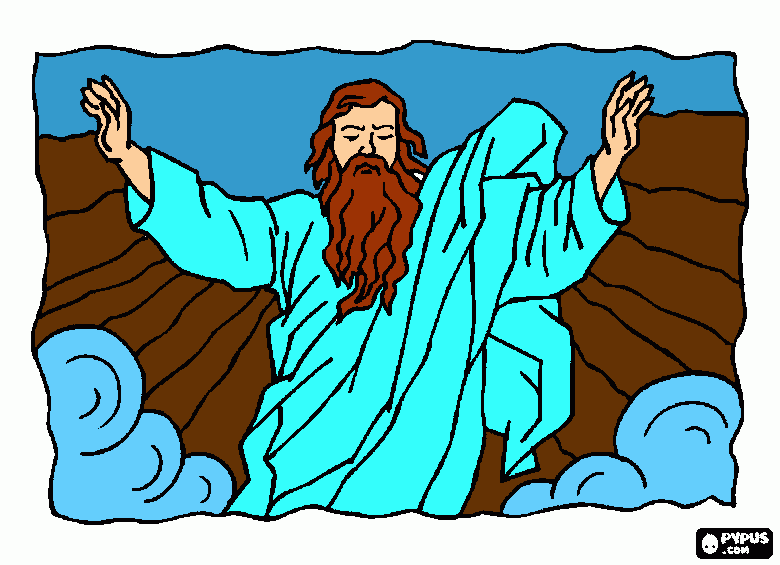 desenho de deus para colorir e imprimir
