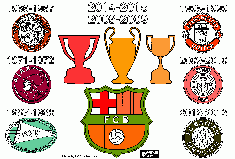 desenho de f c barcelona foi primeiro time europoeu em abter uma segunda vez  para colorir e imprimir
