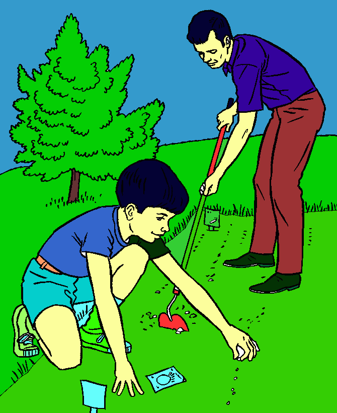 desenho de horta para colorir e imprimir