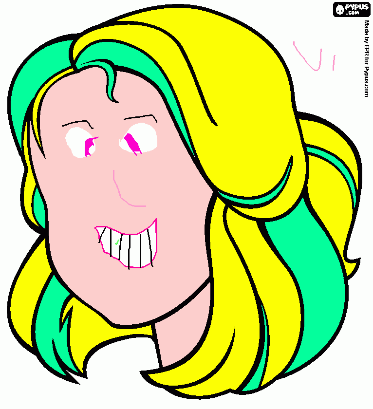desenho de meu rosto para colorir e imprimir