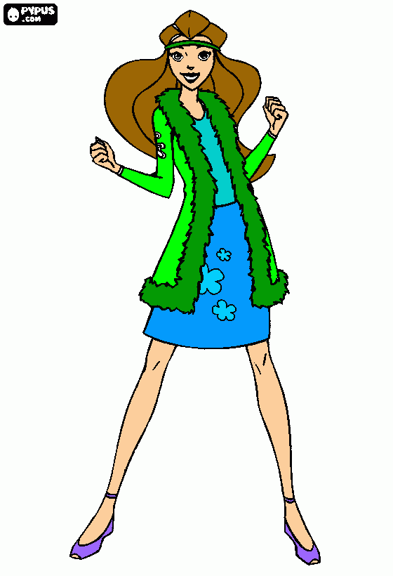 desenho de Sam e é a espiã mais inteligente para colorir e imprimir