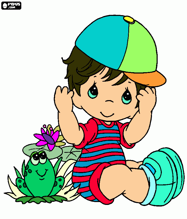 desenho de um menino sentado no chao junto a uma ra  para colorir e imprimir