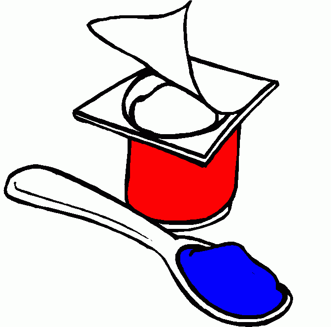 Desenho de um pote de Danoninho para colorir e imprimir