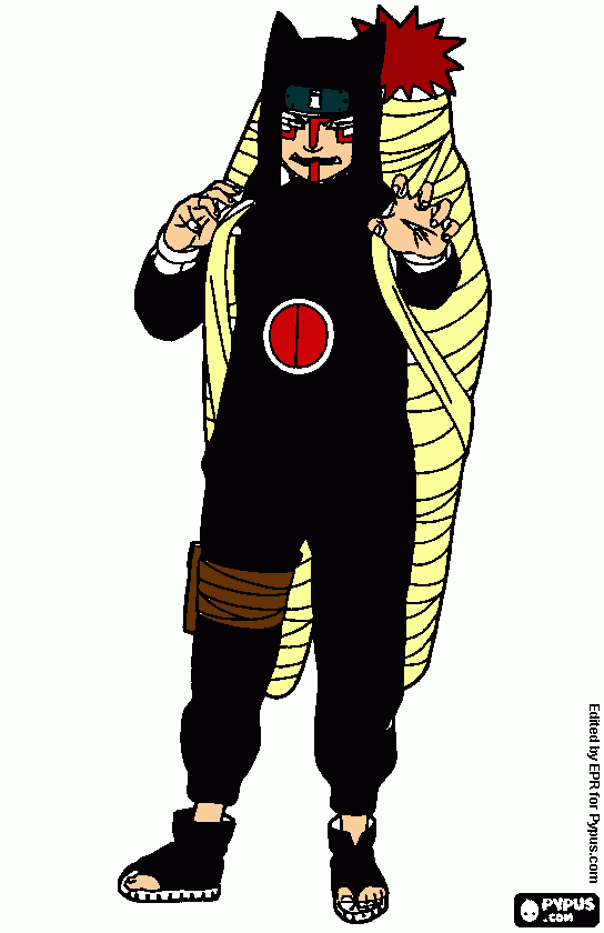 desenho do anime para colorir e imprimir
