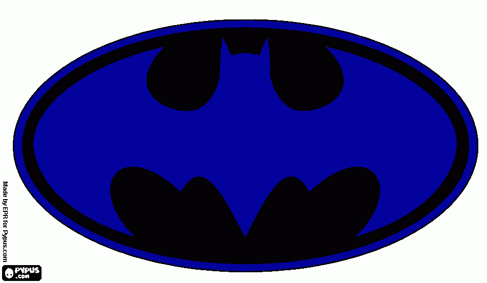 desenho do batmam para colorir e imprimir