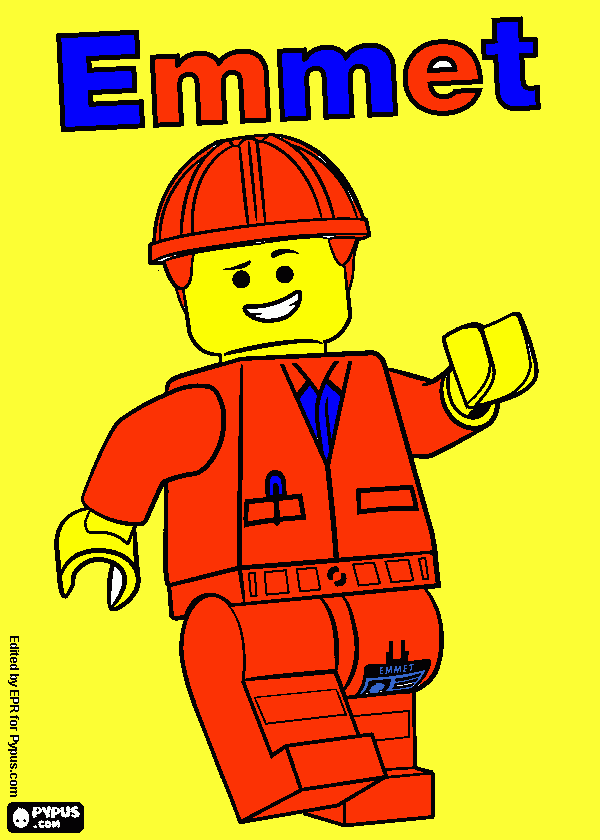 desenho do emmet para colorir e imprimir