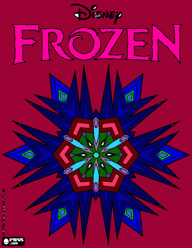 desenho do frozen para colorir e imprimir