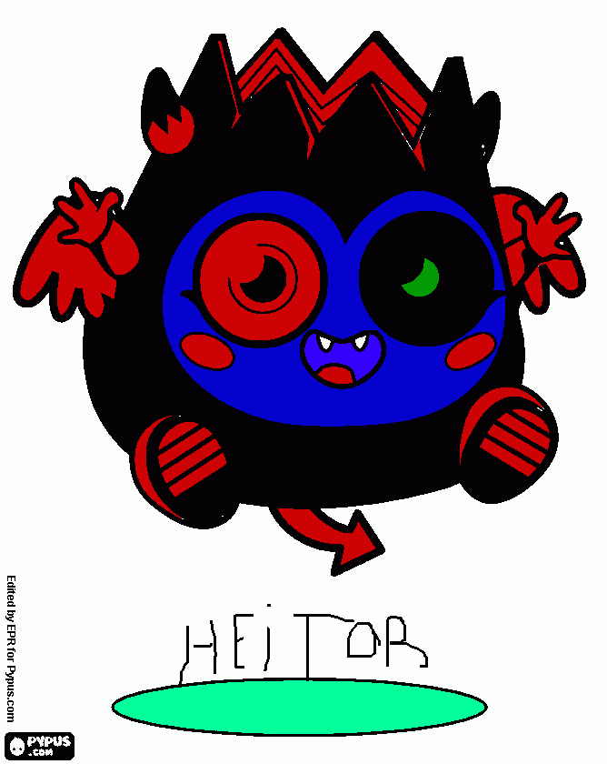 desenho do Heitor para colorir e imprimir