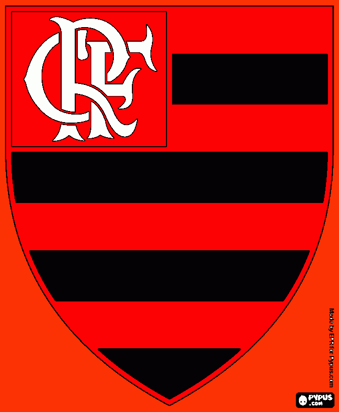 desenho do mengao para colorir e imprimir