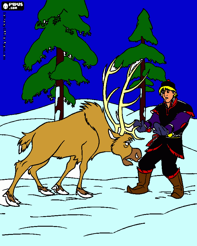 desenho frozen para titio marco para colorir e imprimir