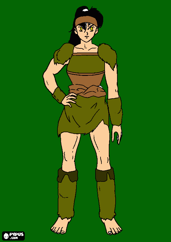 desenho koga,um demonio de inuyasha para colorir e imprimir