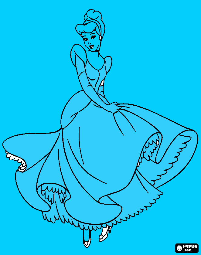 Desenho LALA para colorir e imprimir