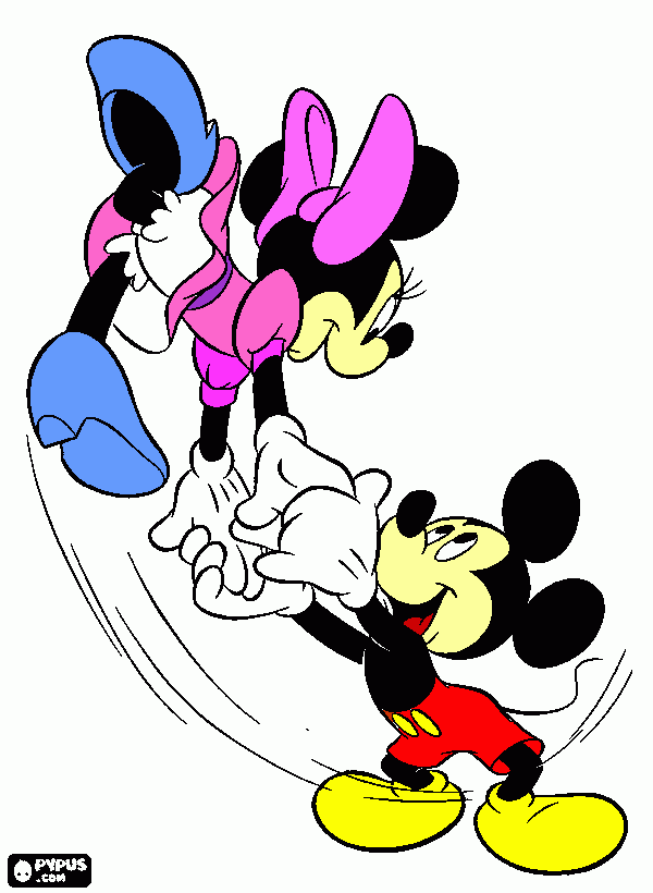 desenho minie para colorir e imprimir