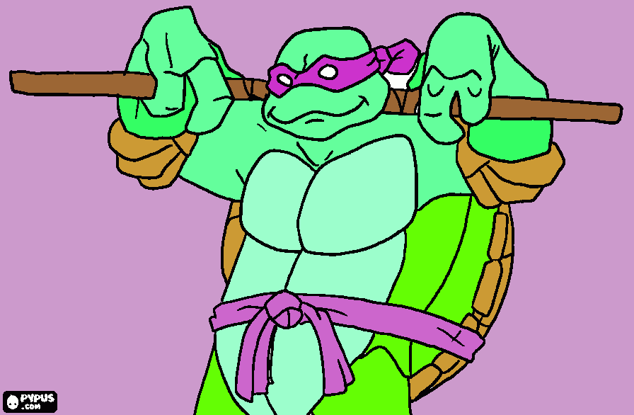 Desenho Rafael para colorir e imprimir