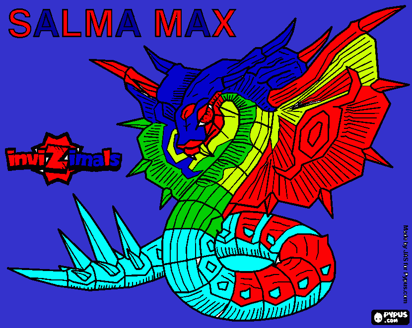 desenho salma max para colorir e imprimir