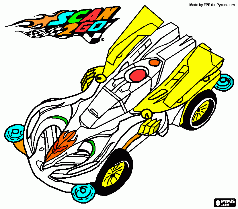 Desenho Scan to go para colorir e imprimir