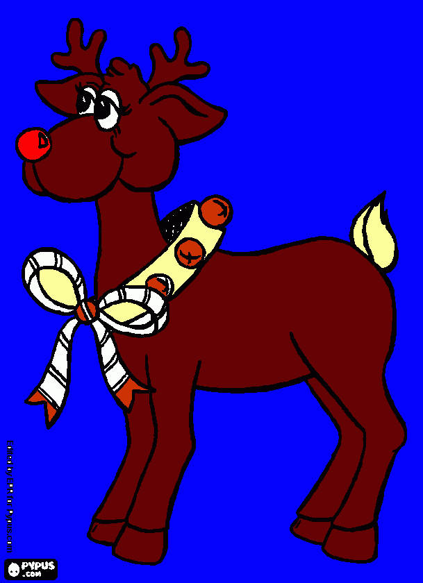 Desenho sobre o Natal para colorir e imprimir