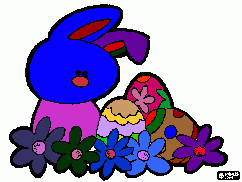 DESENHODE PASCOA para colorir e imprimir