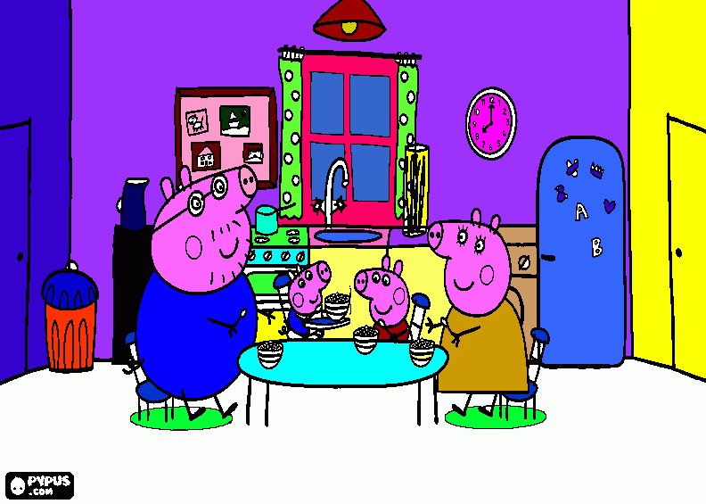 desenhos de colorir da peppa para colorir e imprimir