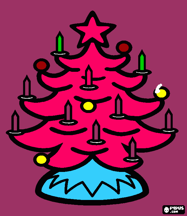 Desesnho sobre Natal para colorir e imprimir