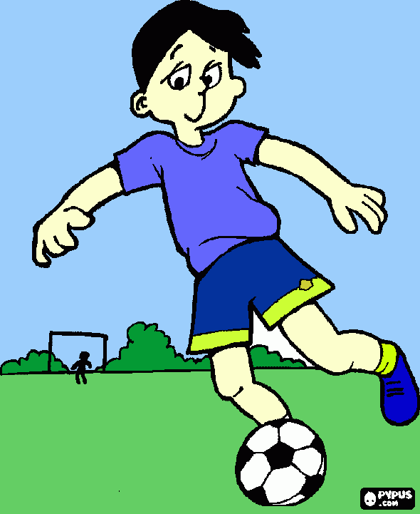 desnho campinho futebol para colorir e imprimir