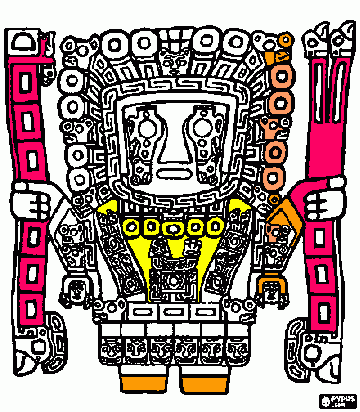 deus do sol para colorir e imprimir