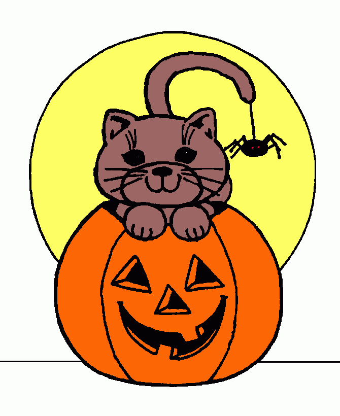 dia das bruxas para colorir e imprimir