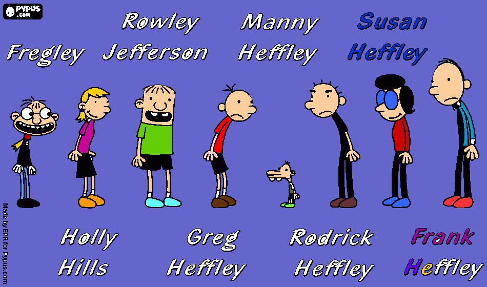 diario de um banana para colorir e imprimir