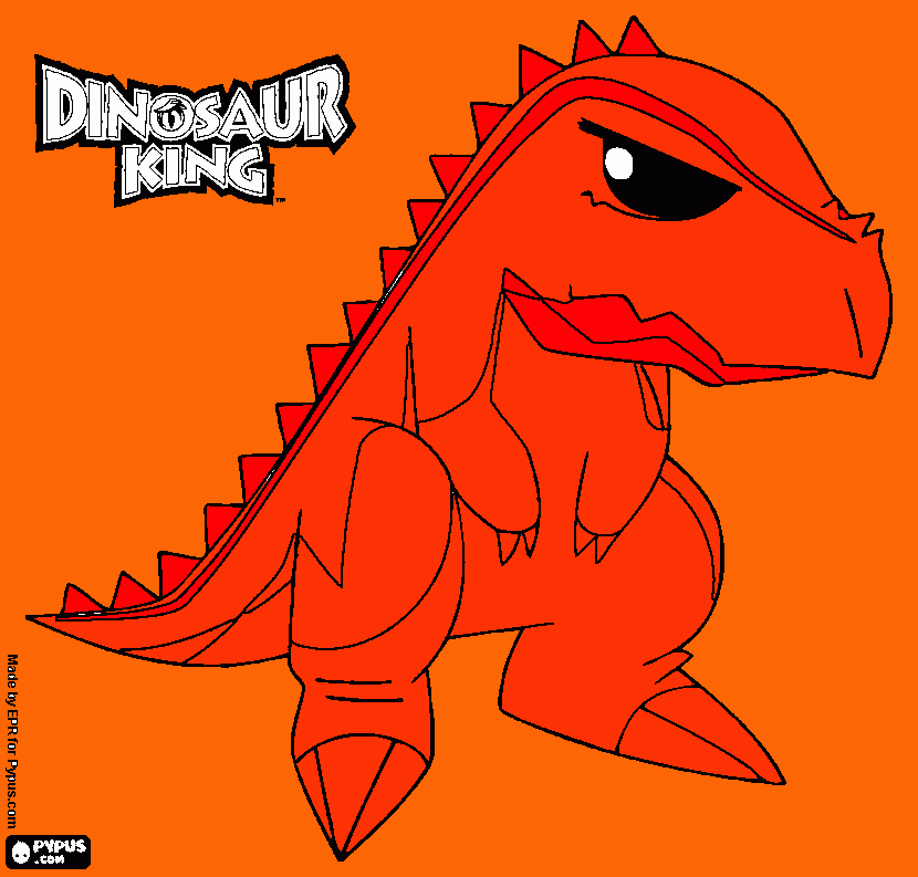 dino lindo para colorir e imprimir