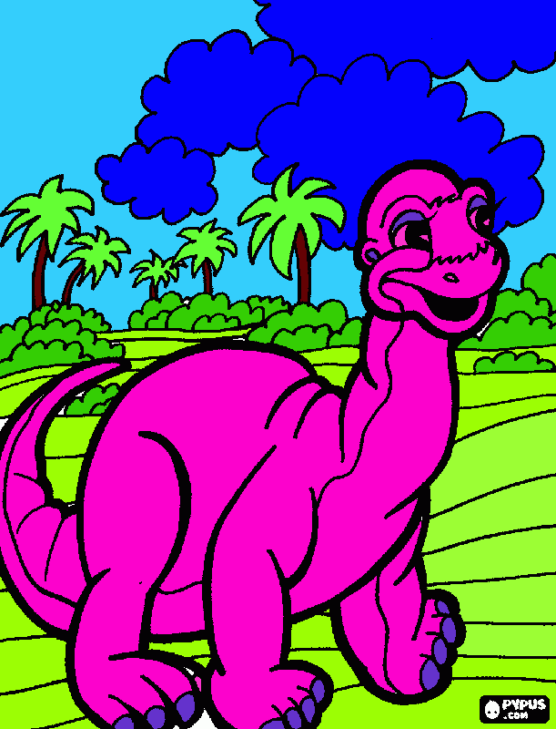 dinosaurinha sanifer para colorir e imprimir