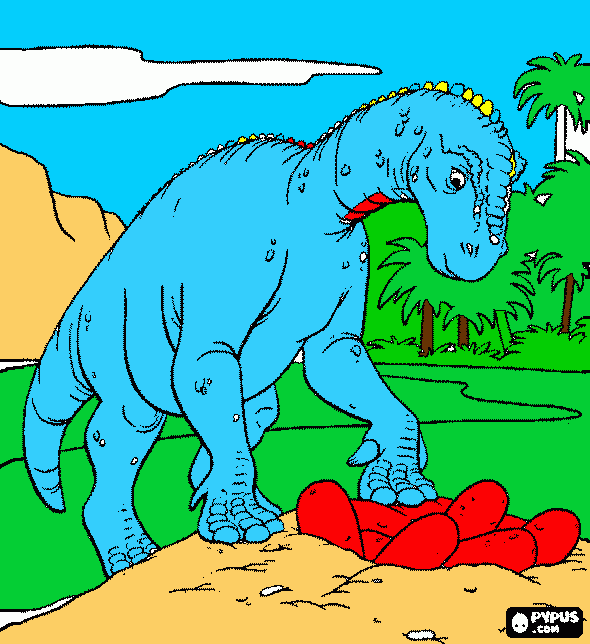 dinossauro alada para colorir e imprimir